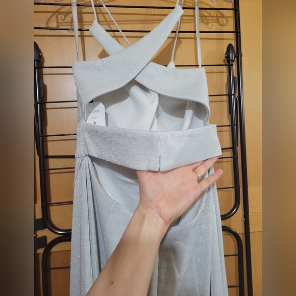 Metallic wedding prom dress - Picture 9 of 16